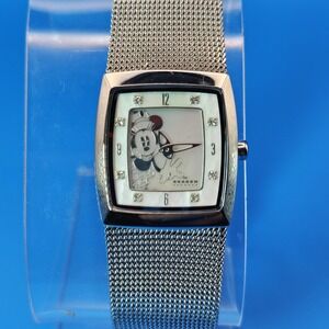 Vintage Skagen Denmark Disney Mickie Mouse Women's Quartz Watch New Never‎ Worn